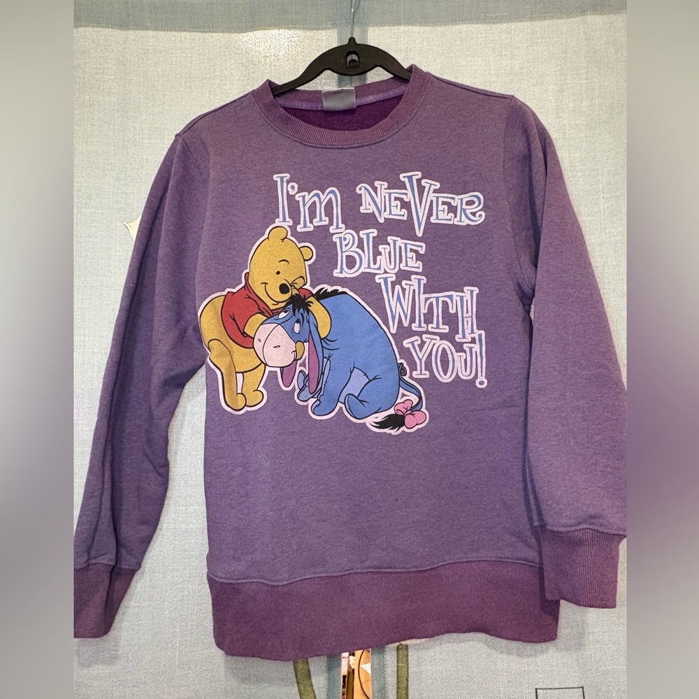 Disney Purple Winnie The Pooh, I’m Never Blue With You 💜